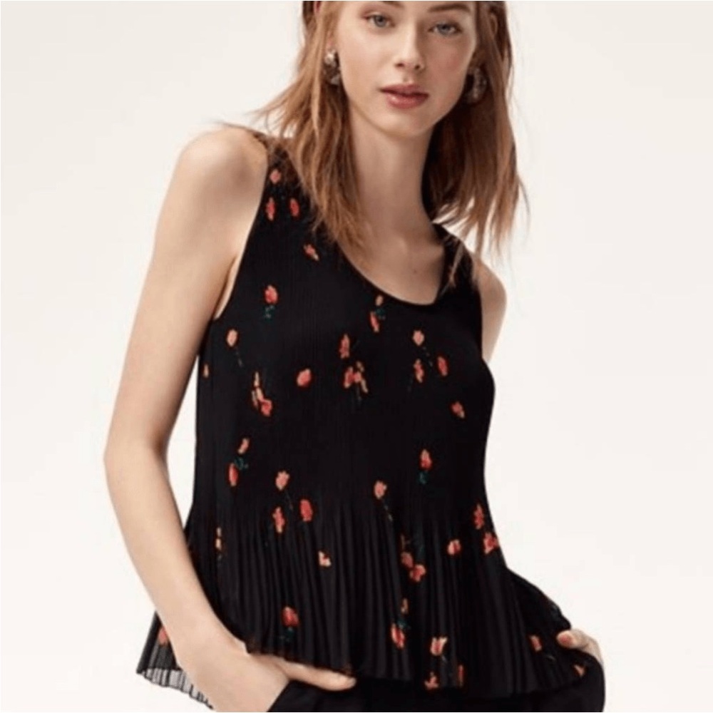 Aritzia Floral Blouse